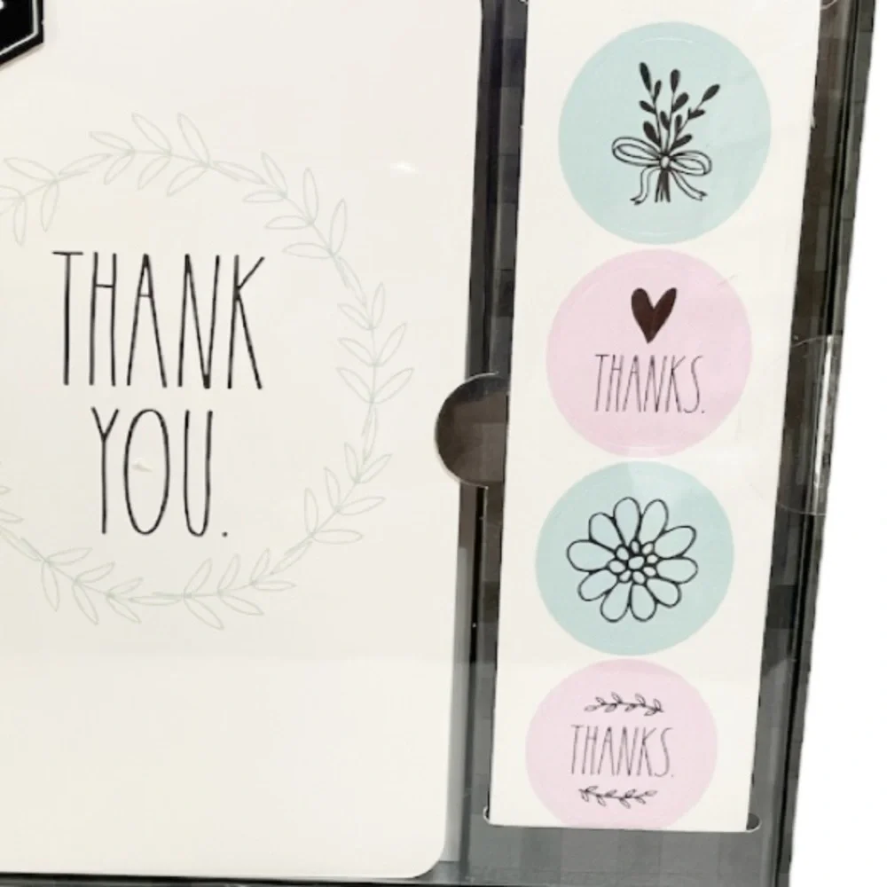 NIB Rae Dunn THANK YOU Note Card Set